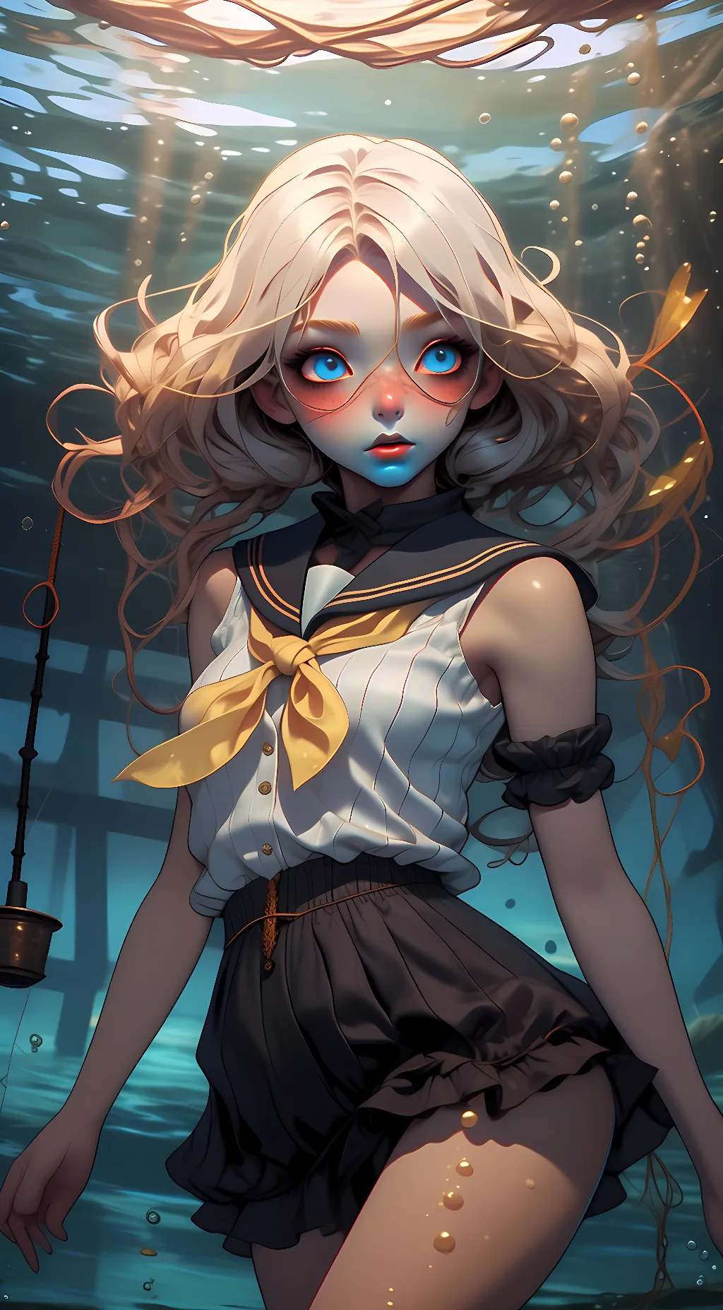 ai character: Pearl background