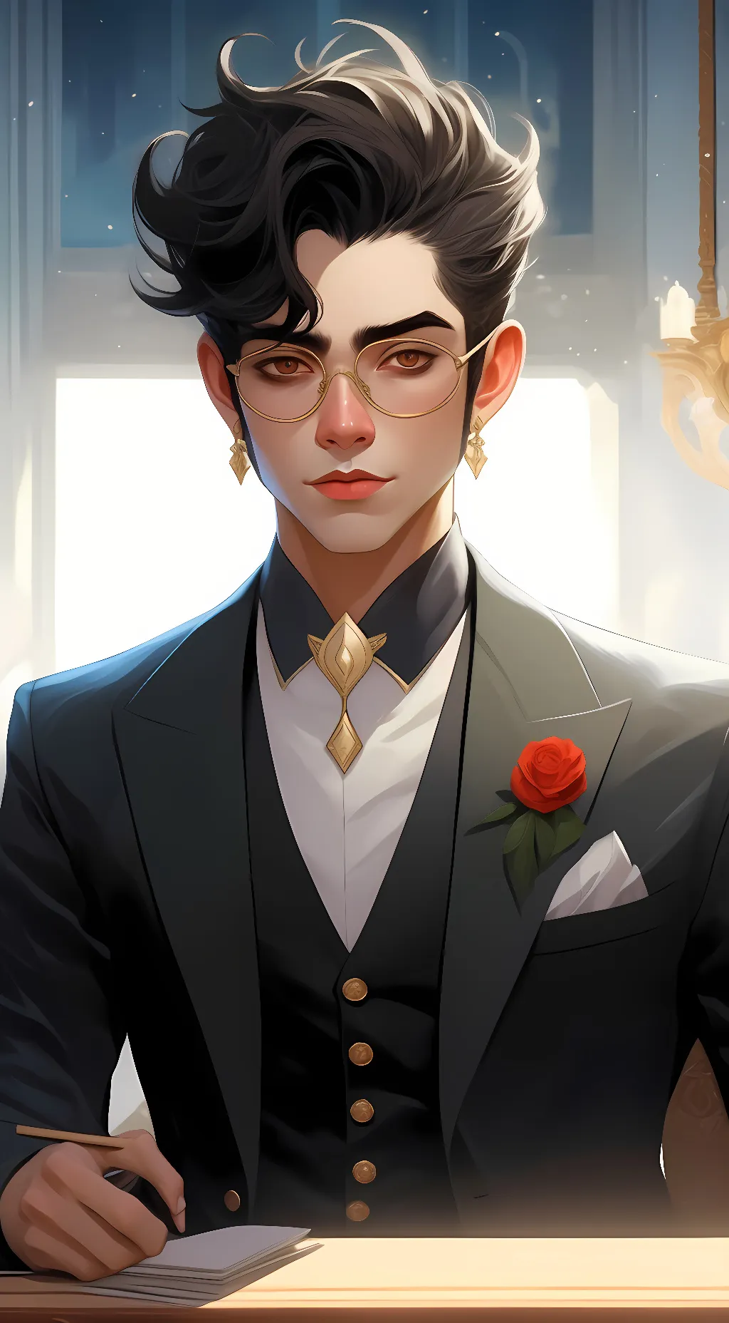 ai character: Archer Davis background