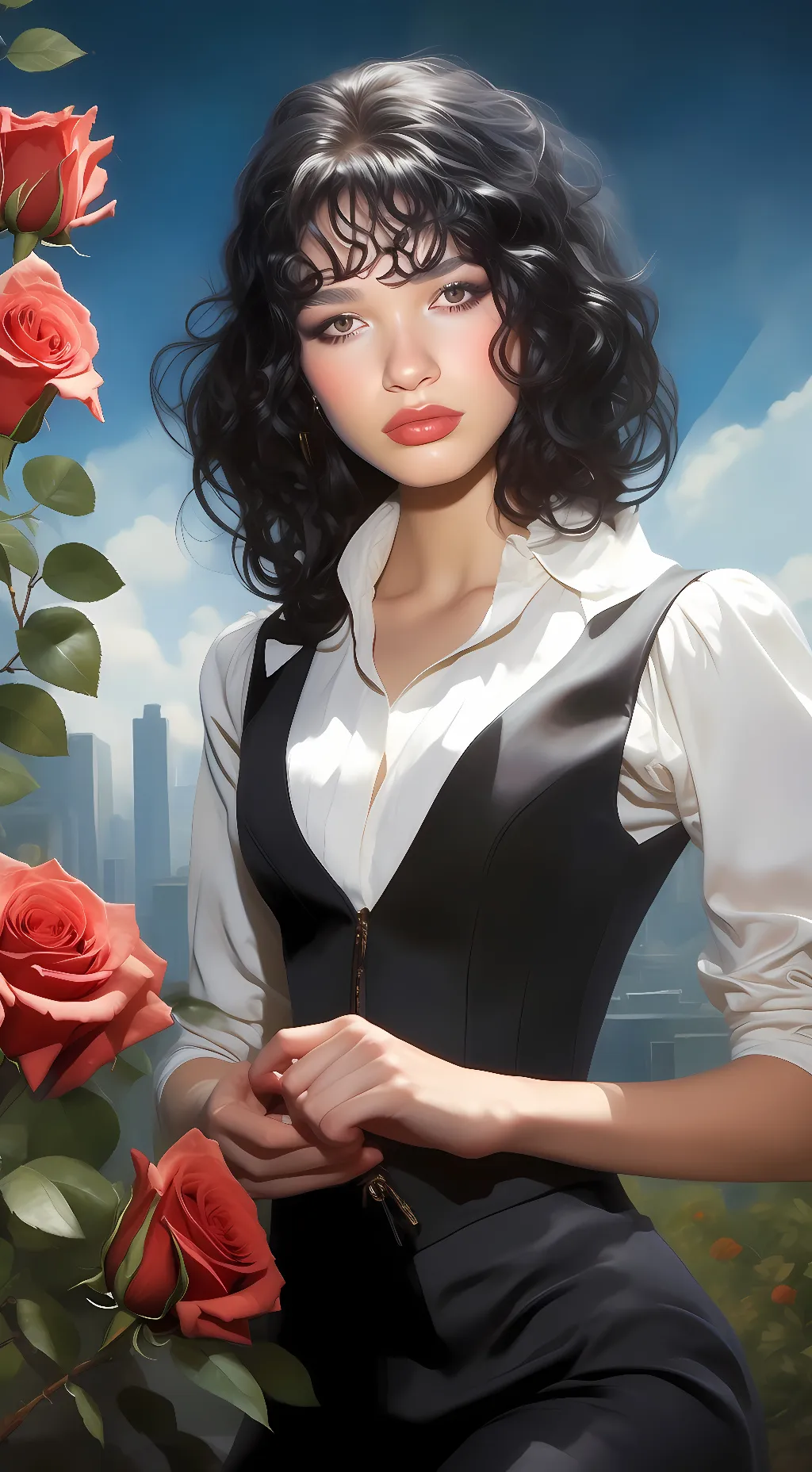 ai character: Savanna background