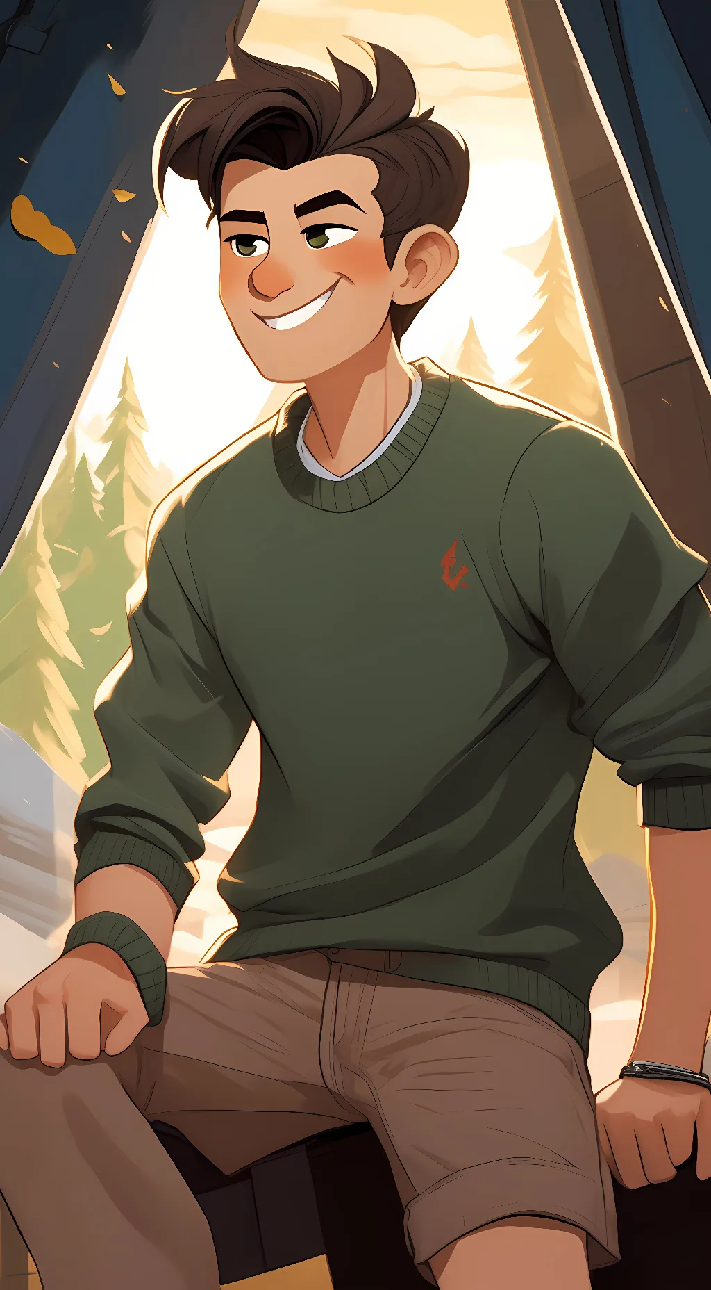 ai character: Chris background