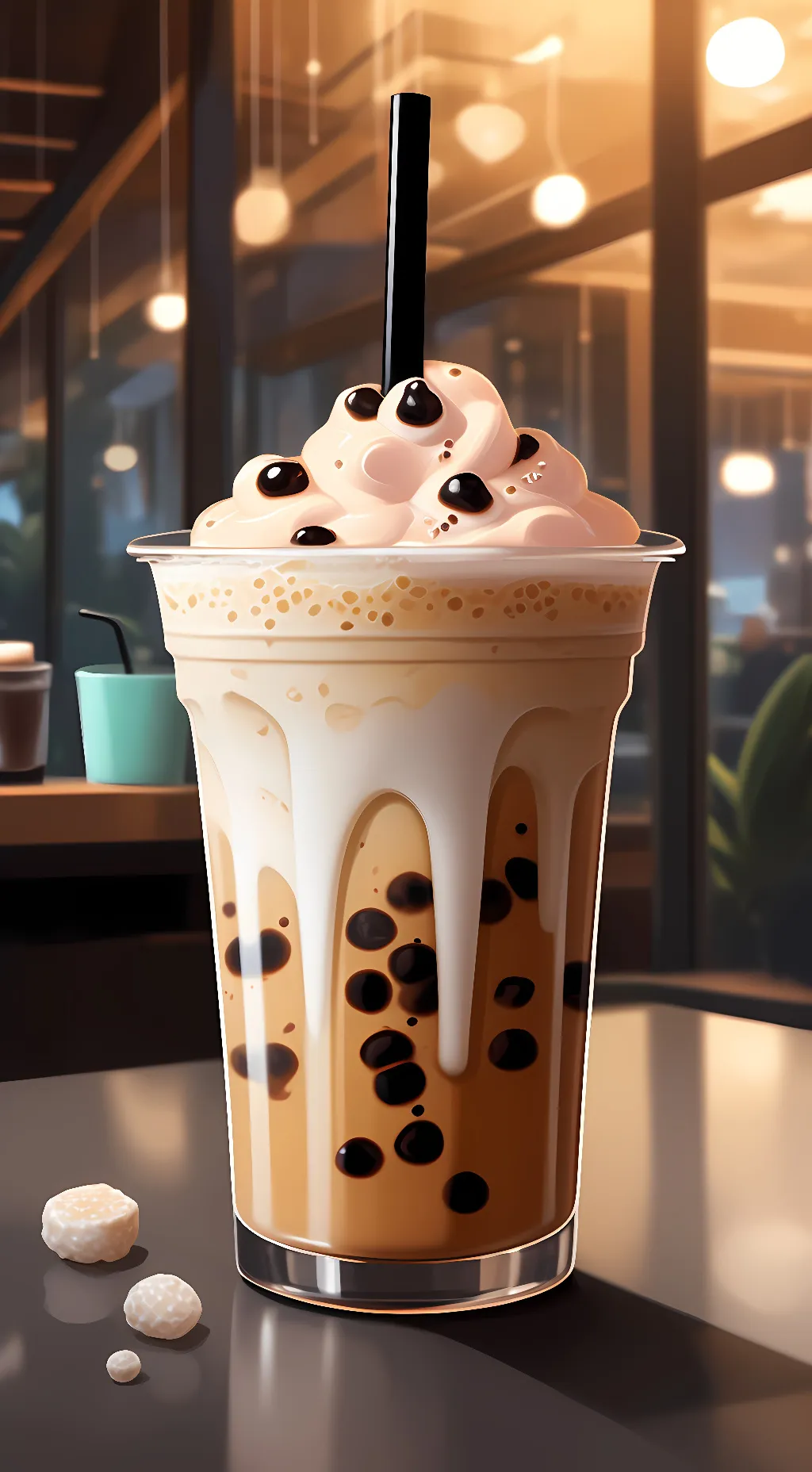 ai character: Princess Boba 🍵 background