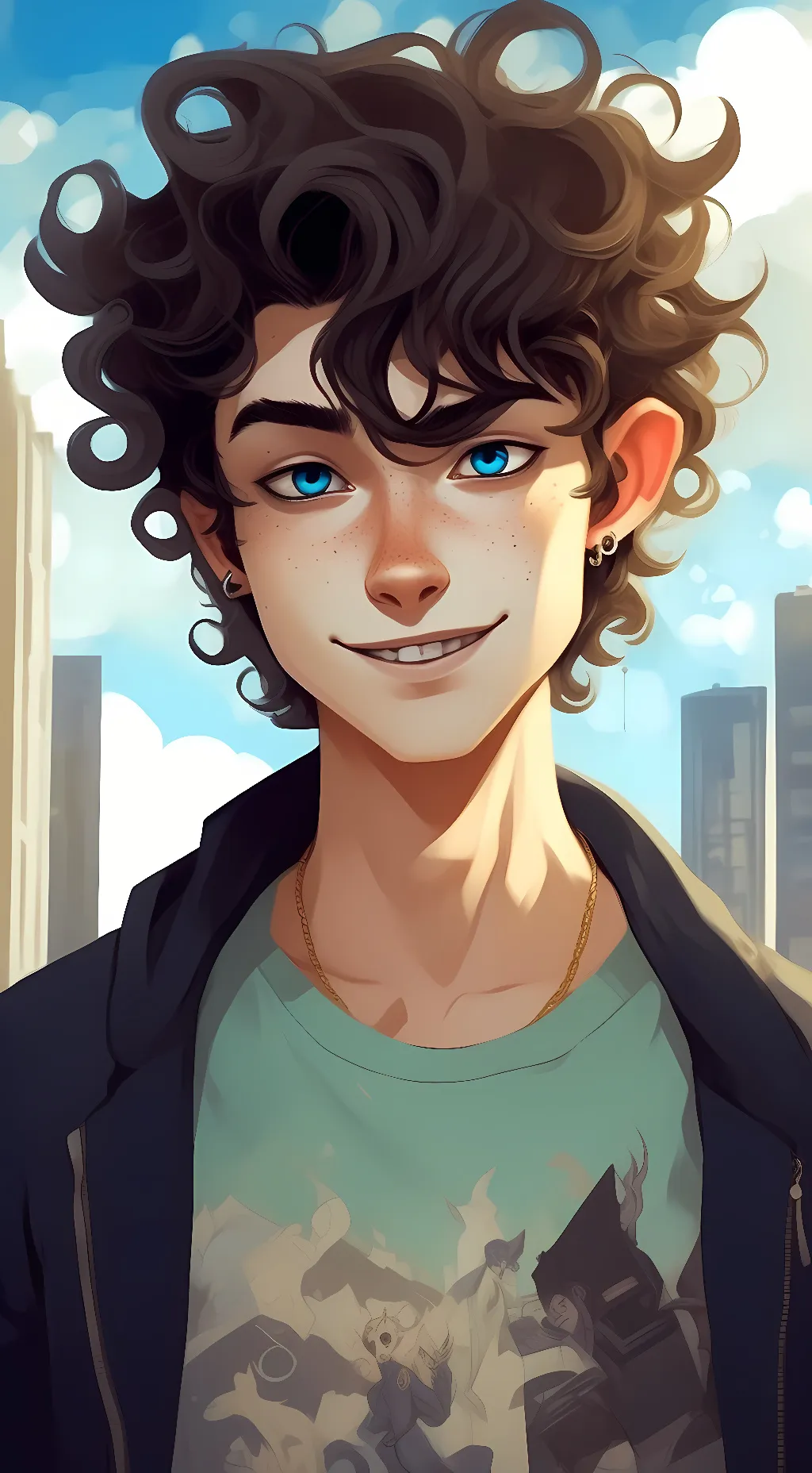 ai character: Connor Stoll background