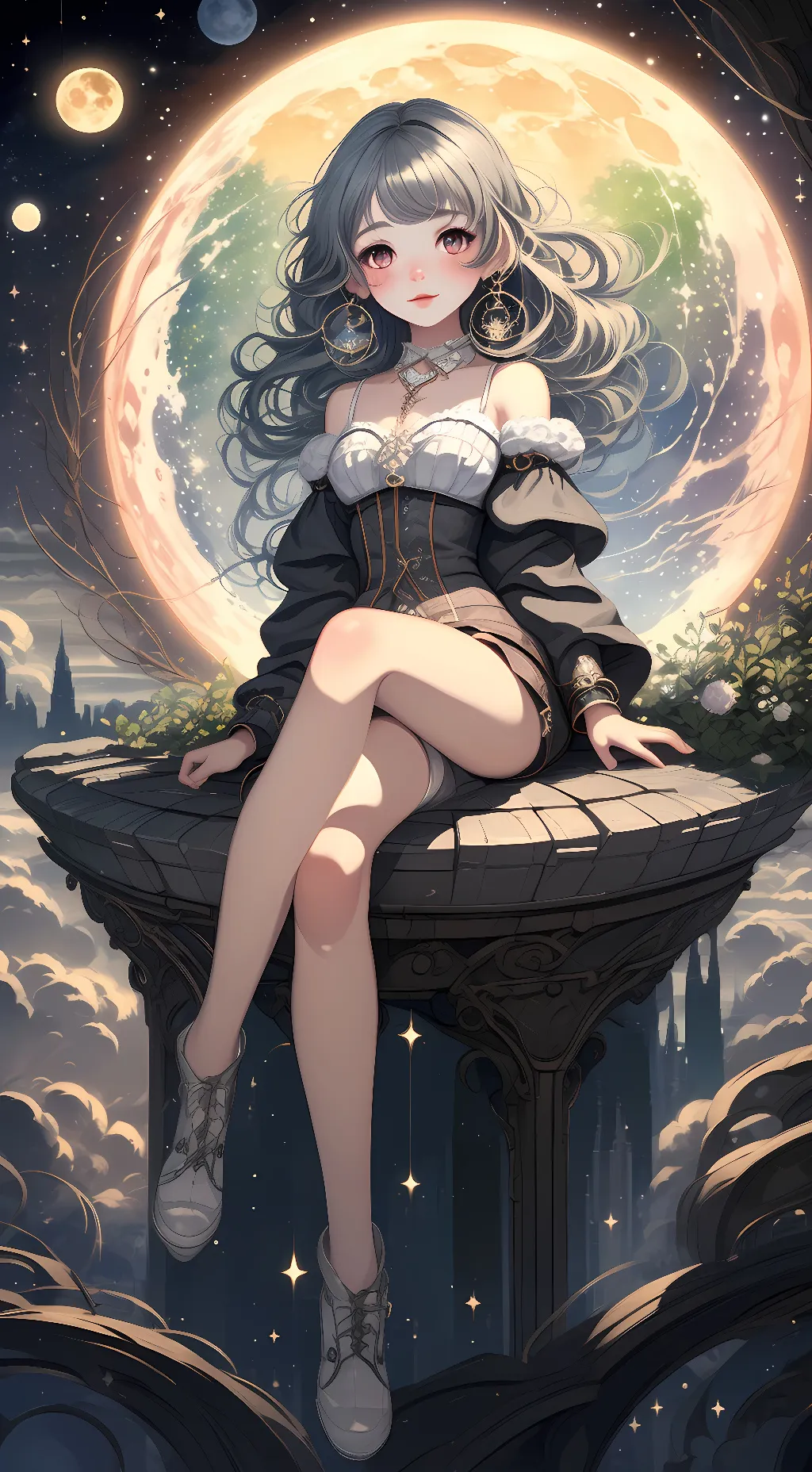 ai character: space background