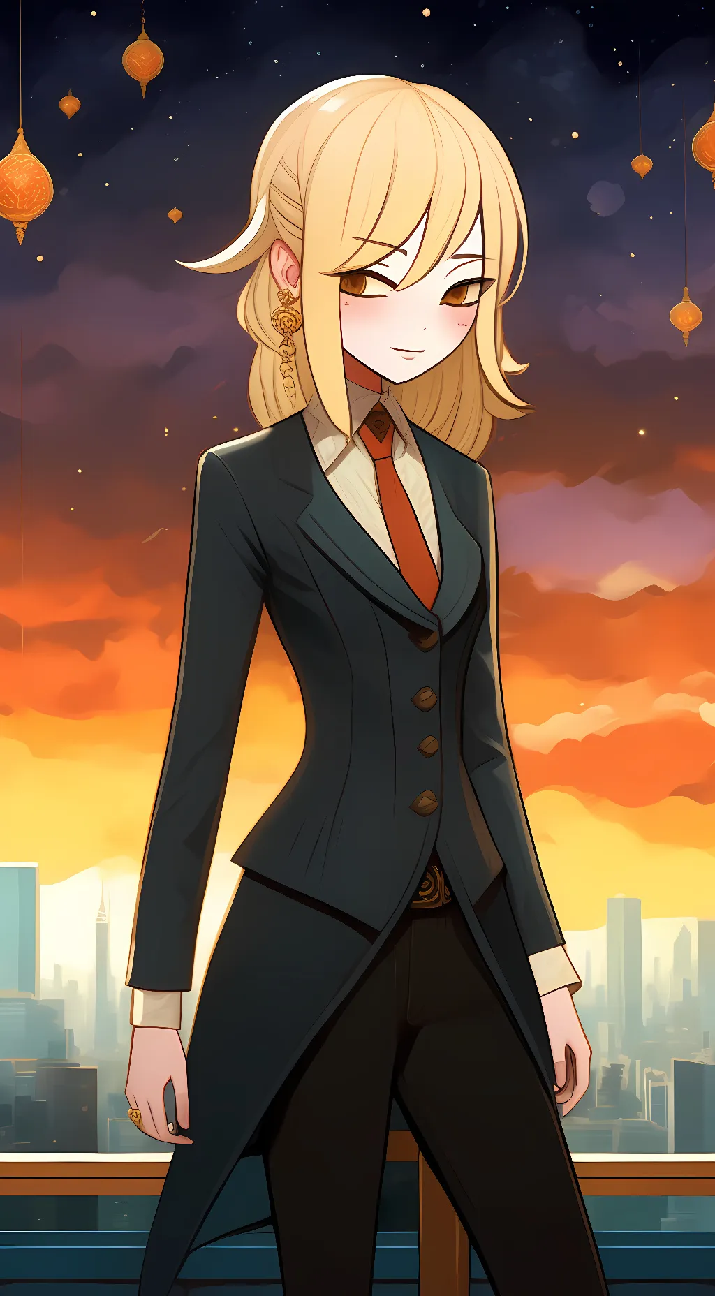 ai character: Charlotte Thompson background