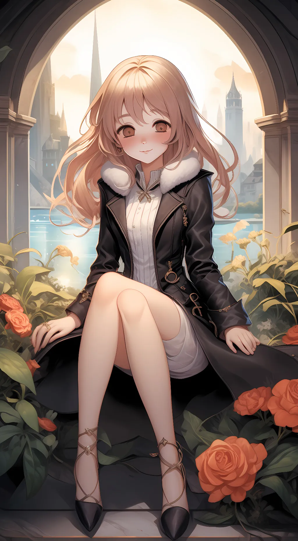 ai character: Sophia background