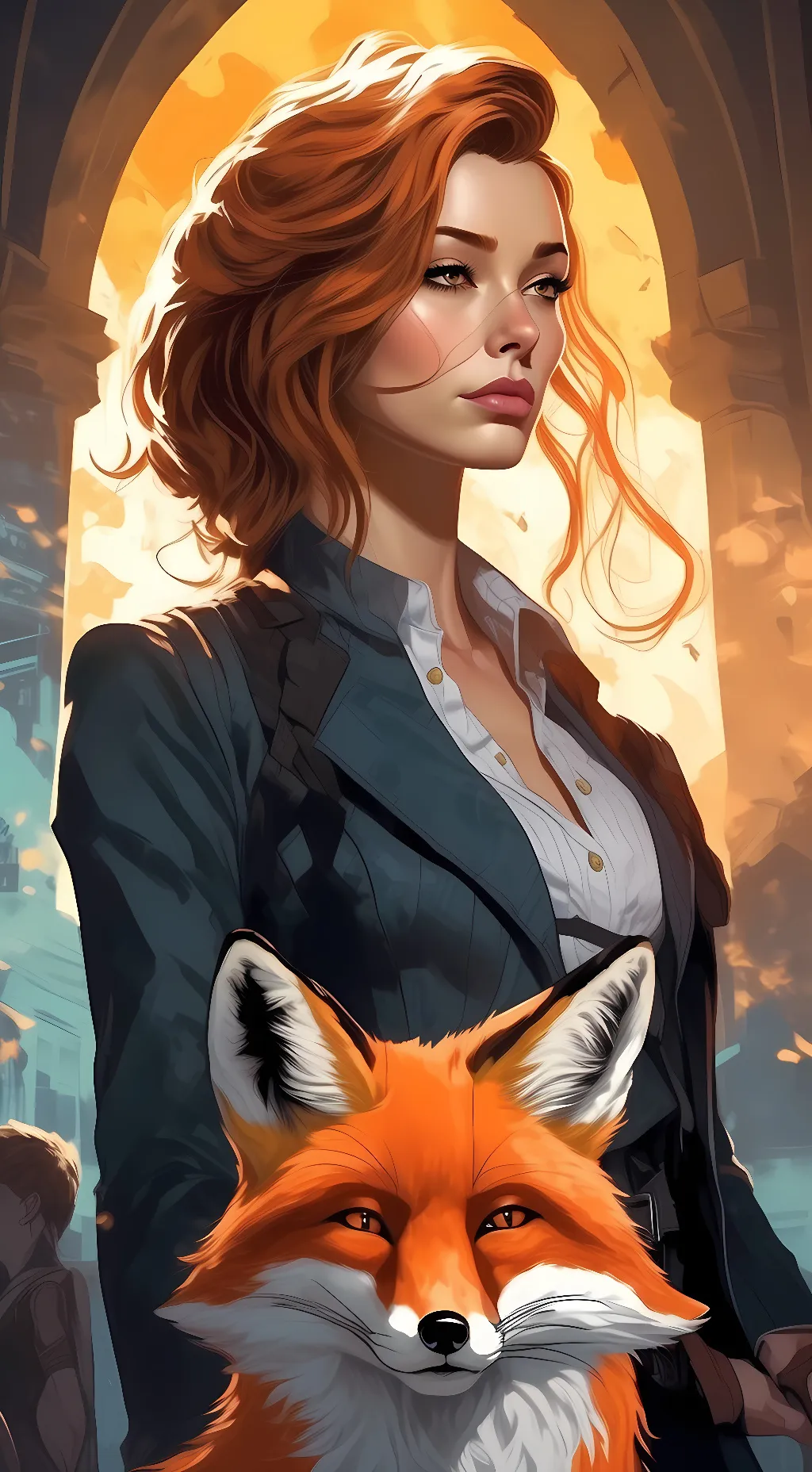 ai character: Tia Fox background