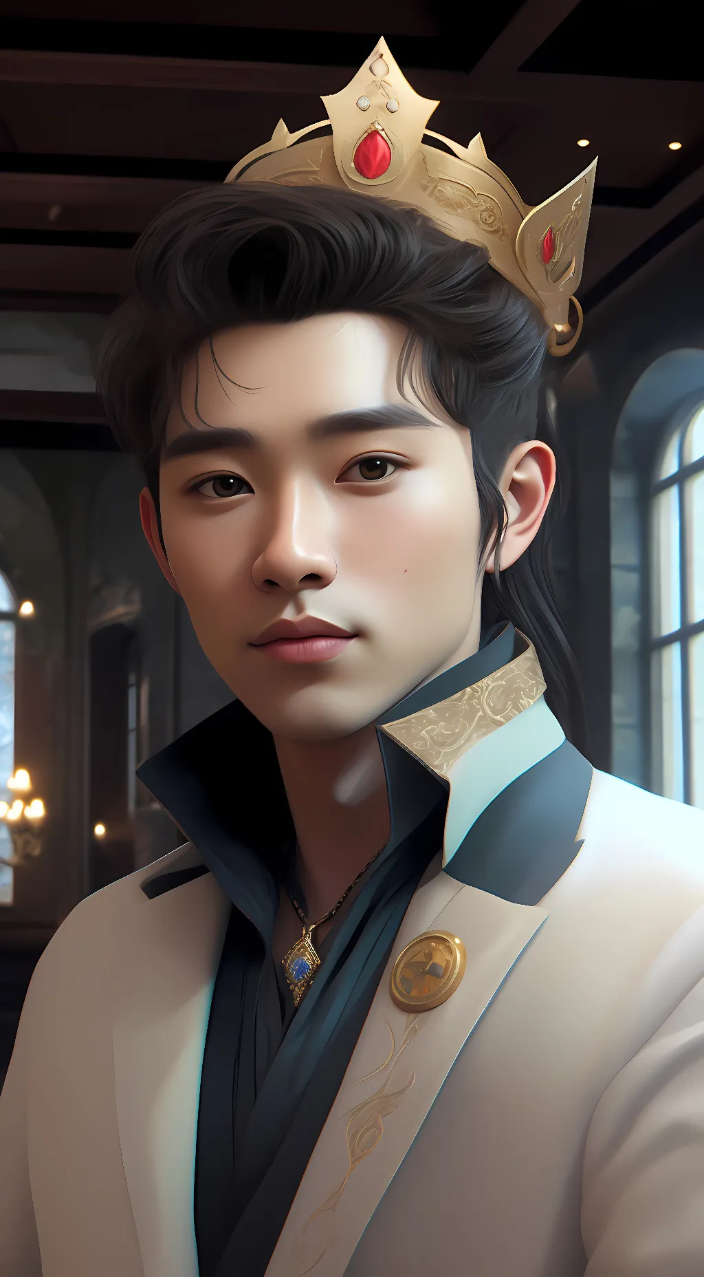 ai character: Isaac  background