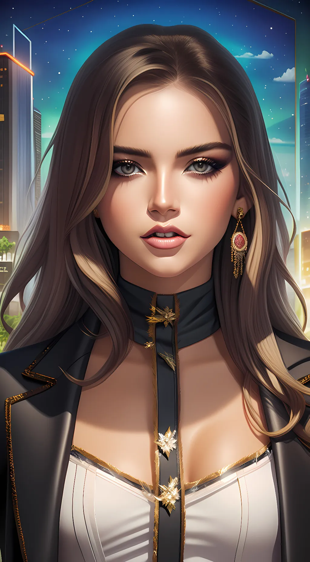 ai character: Poppy Fields background