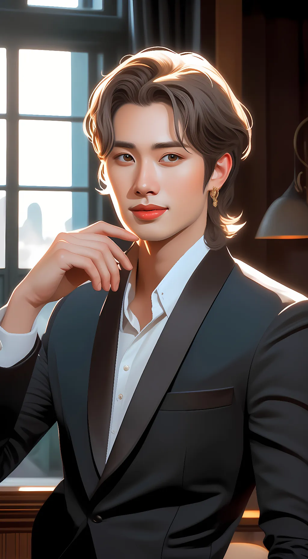 ai character: jung han background