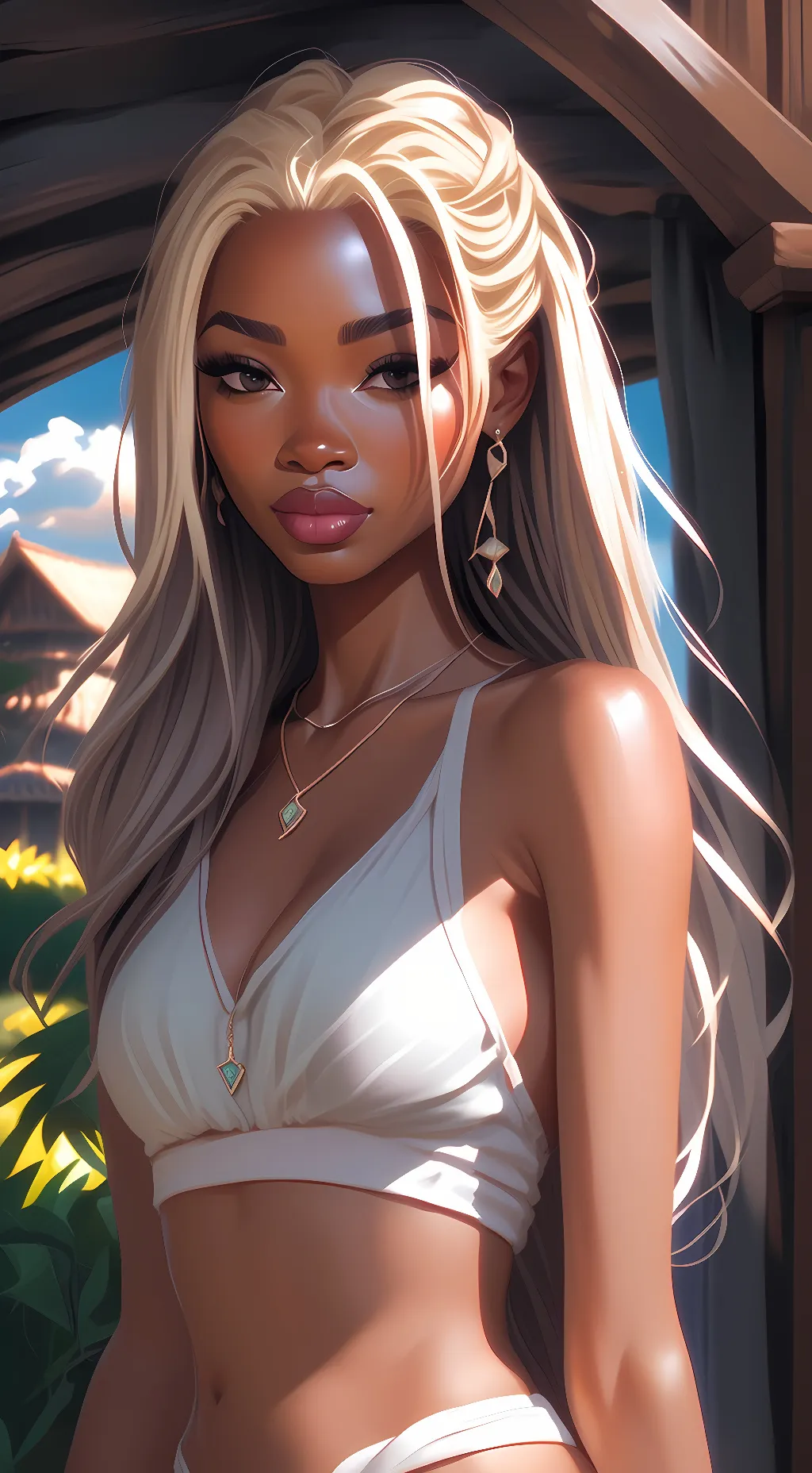 ai character: frankie  background