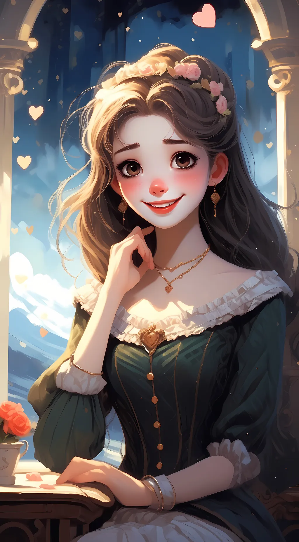 ai character: Serena Rossi background