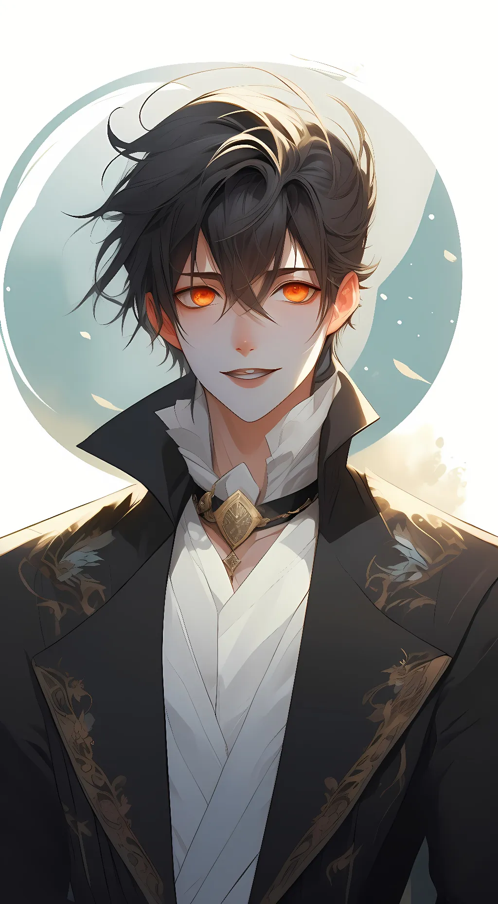 ai character: senpai  background