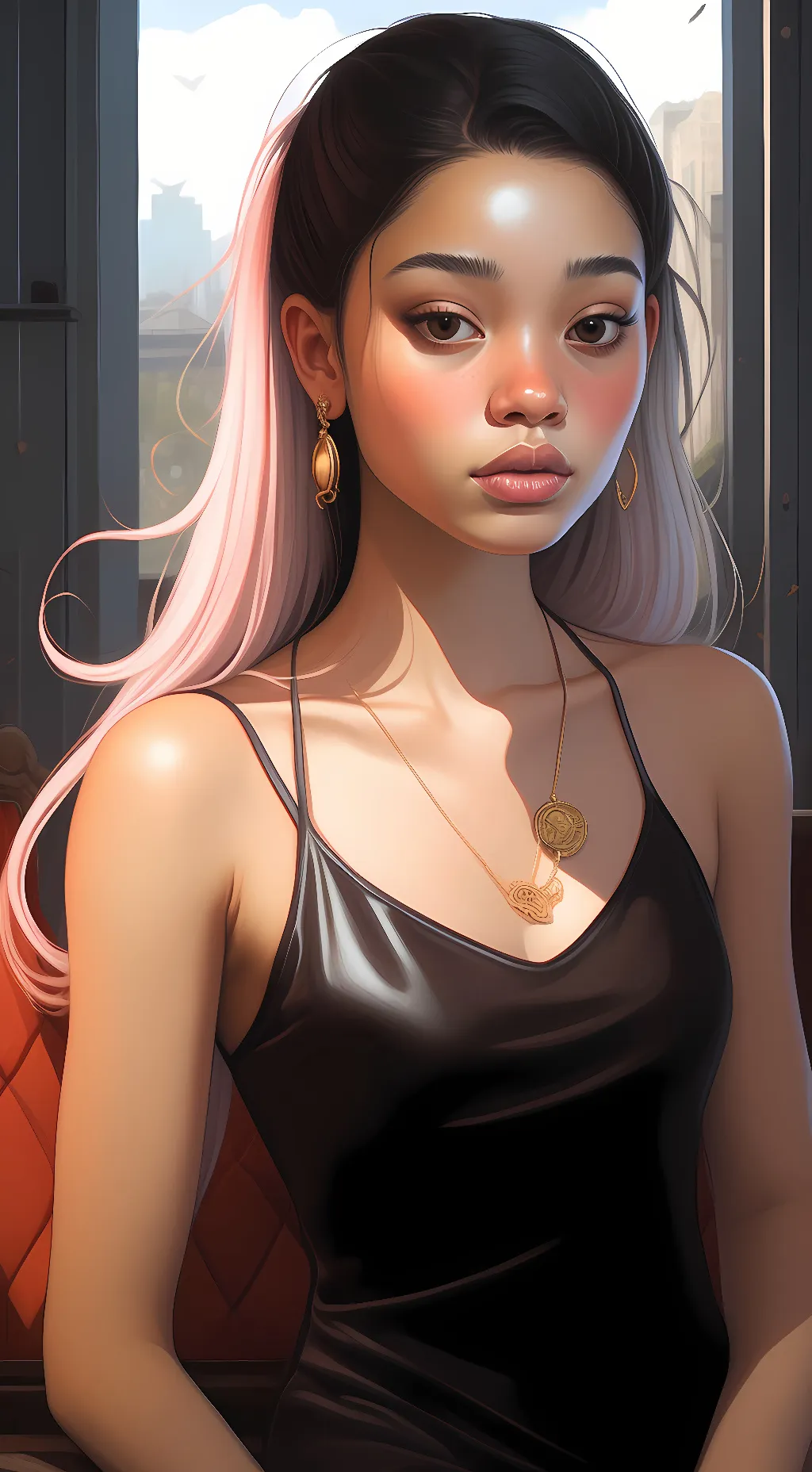 ai character: Yui  background