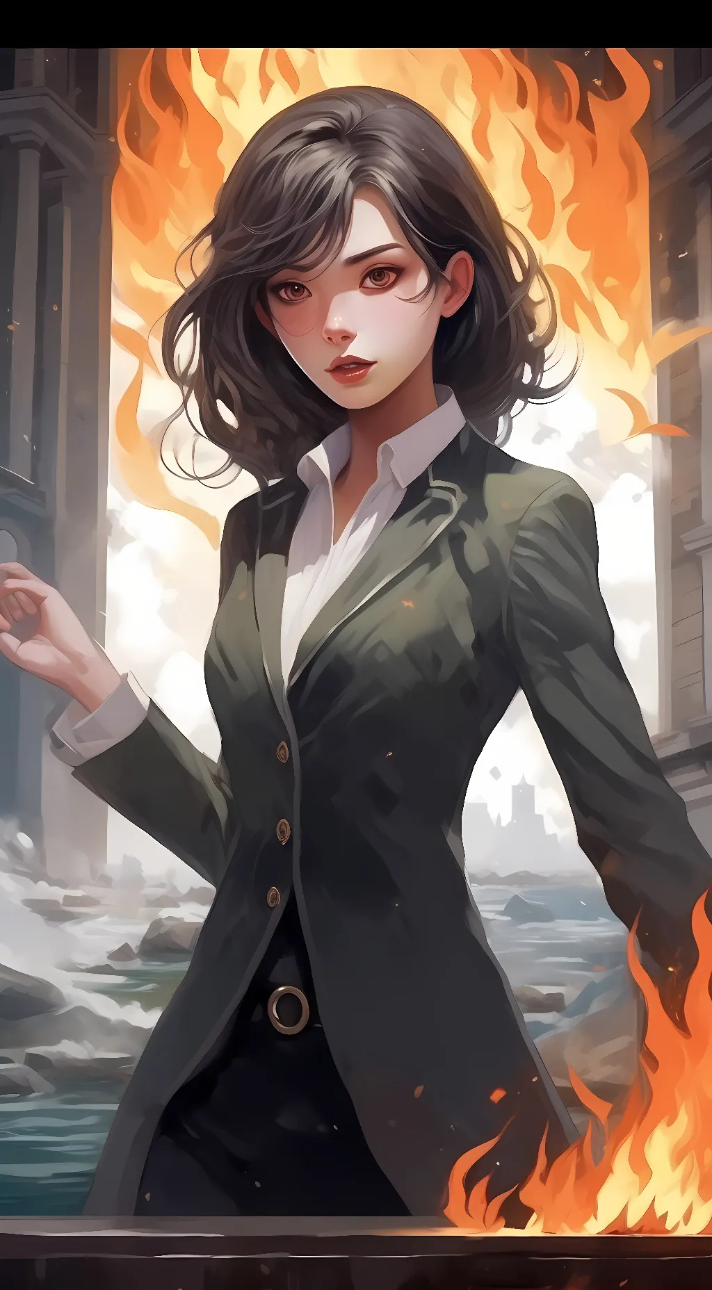 ai character: lumen background