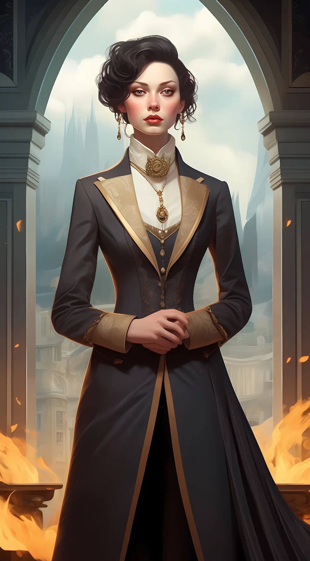 ai character: Ms Peregrine background