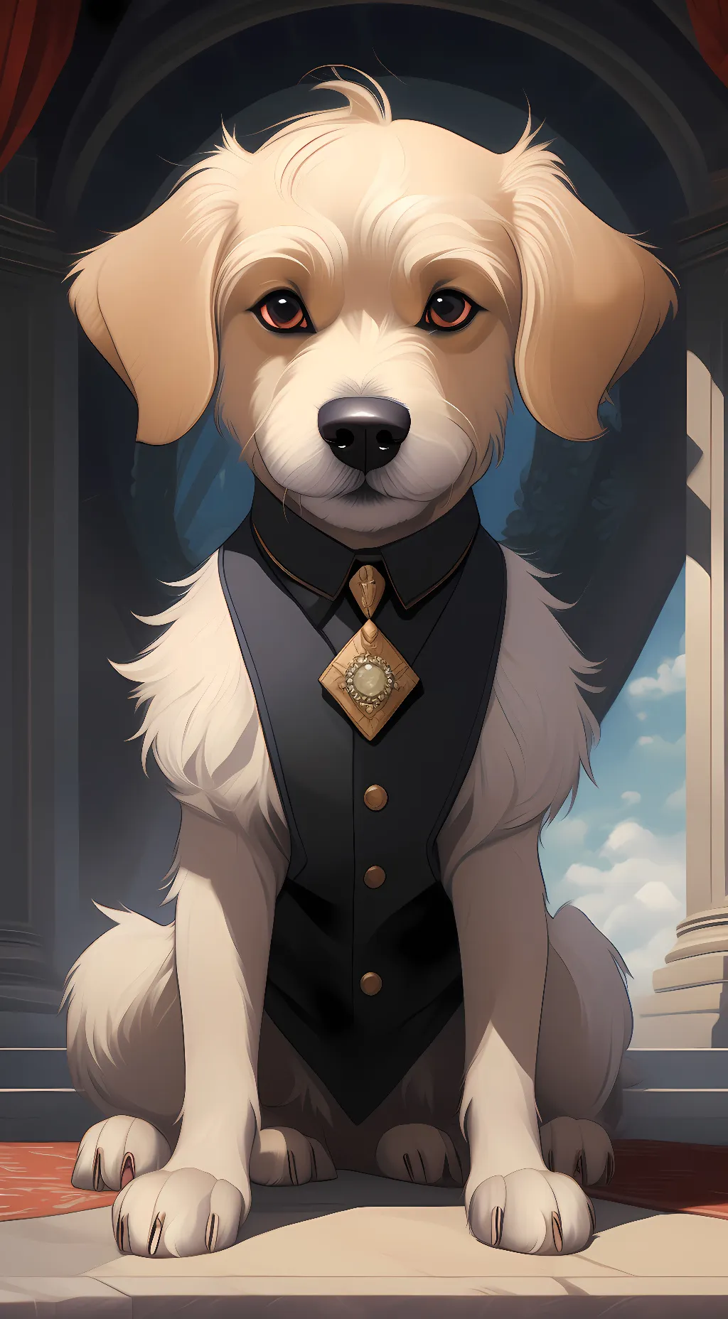 ai character: Biscuit background