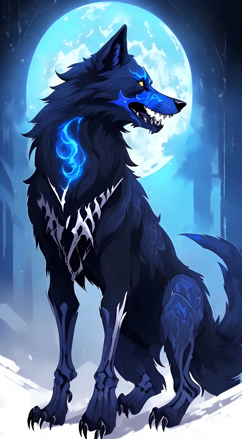 ai character: Moonfright background