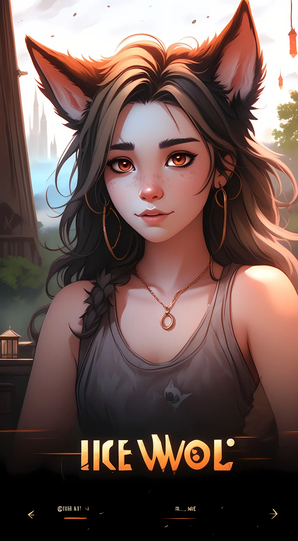 ai character: vina webber background