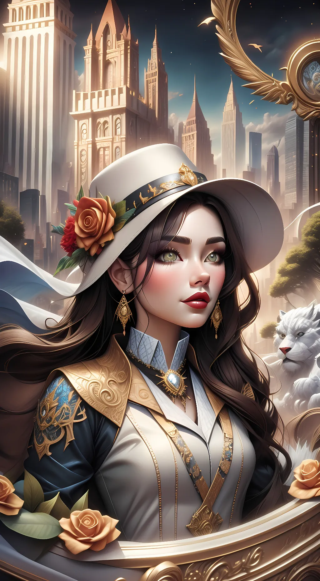 ai character: lady lilly background