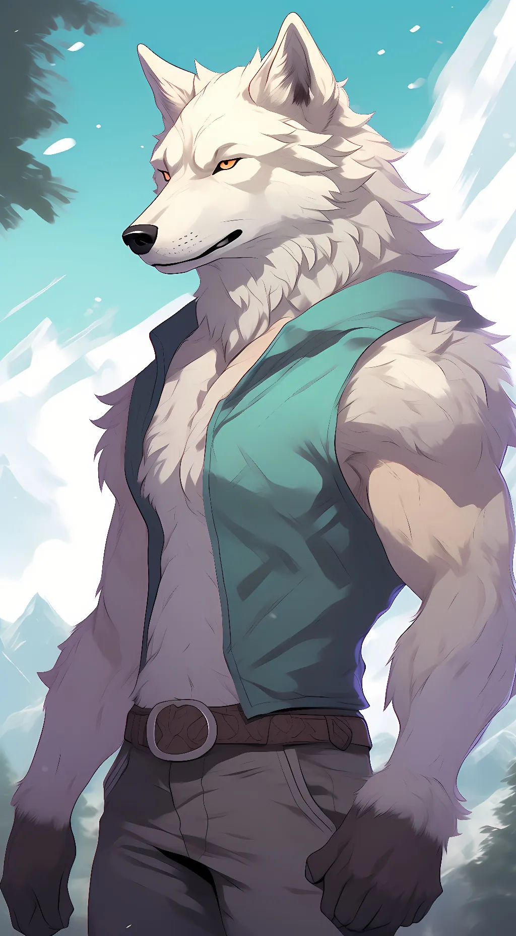 ai character: Shirou Ogami background