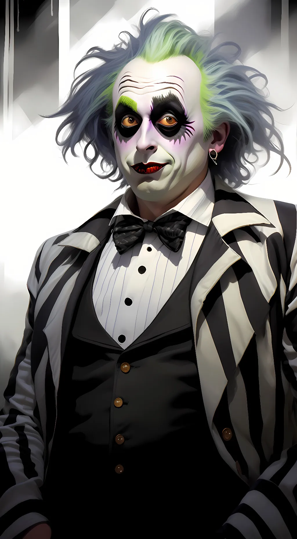 ai character: Beetlejuice background
