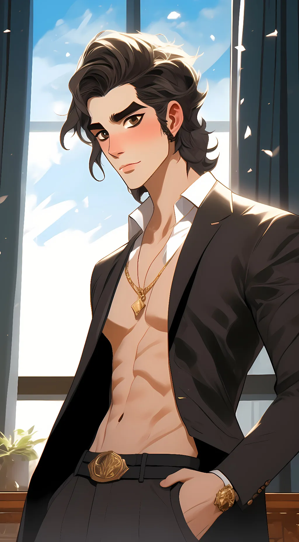 ai character: Larry Jhonson  background