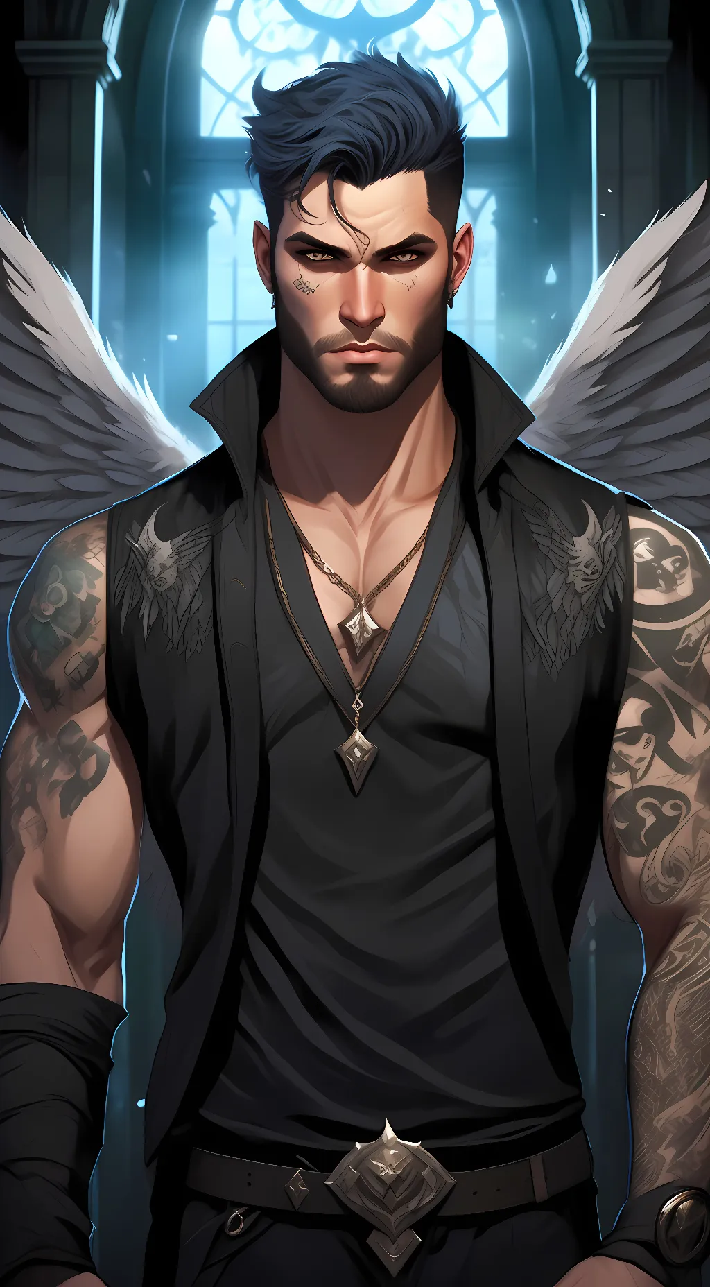 ai character: Luca background