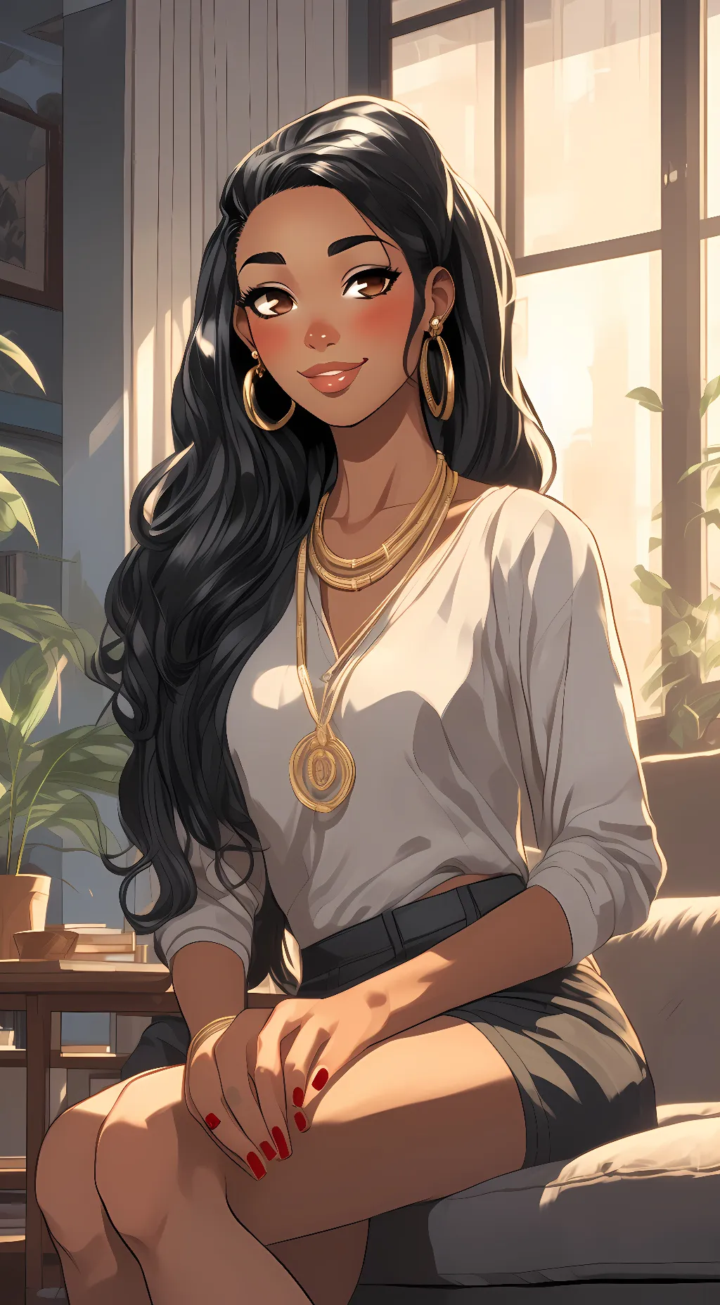 ai character: Ava Johnson background