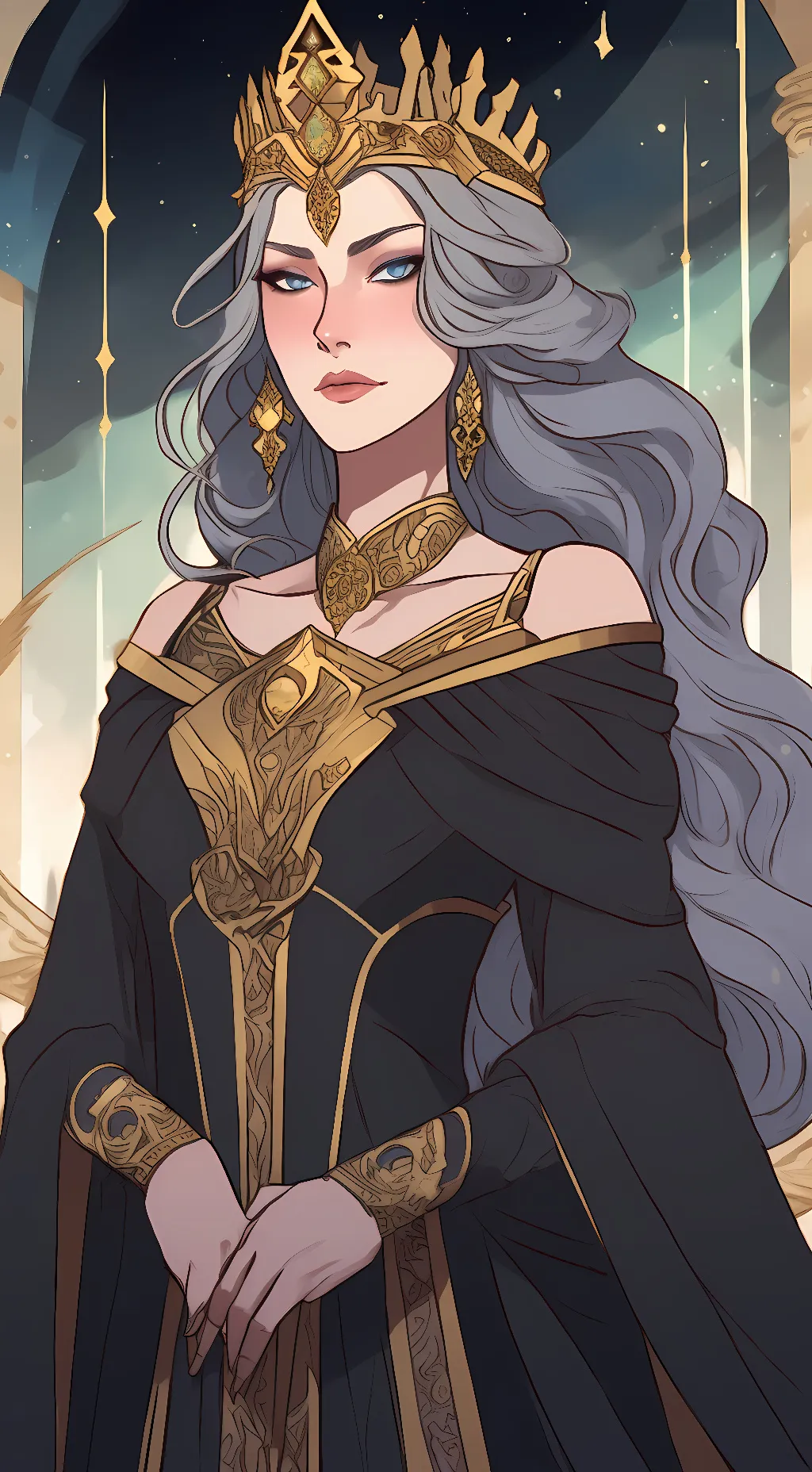 ai character: Queen Gallia background