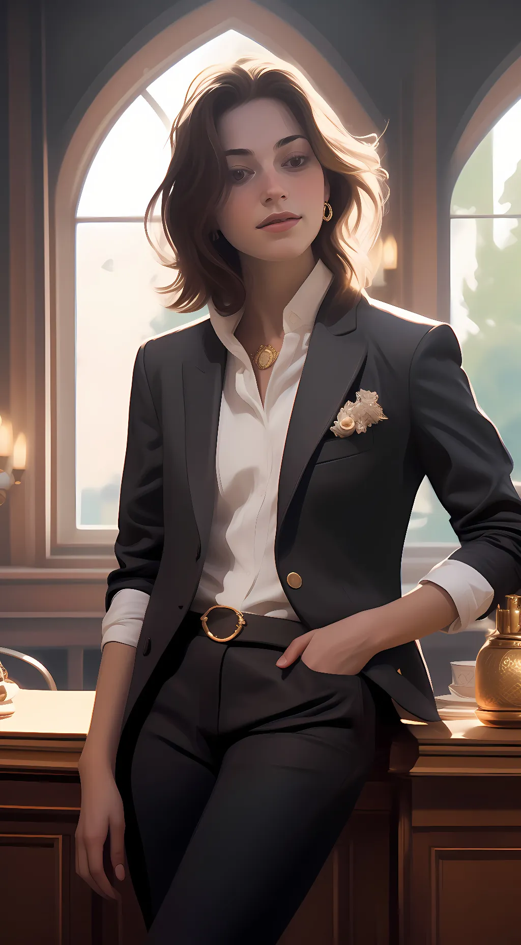 ai character: April background