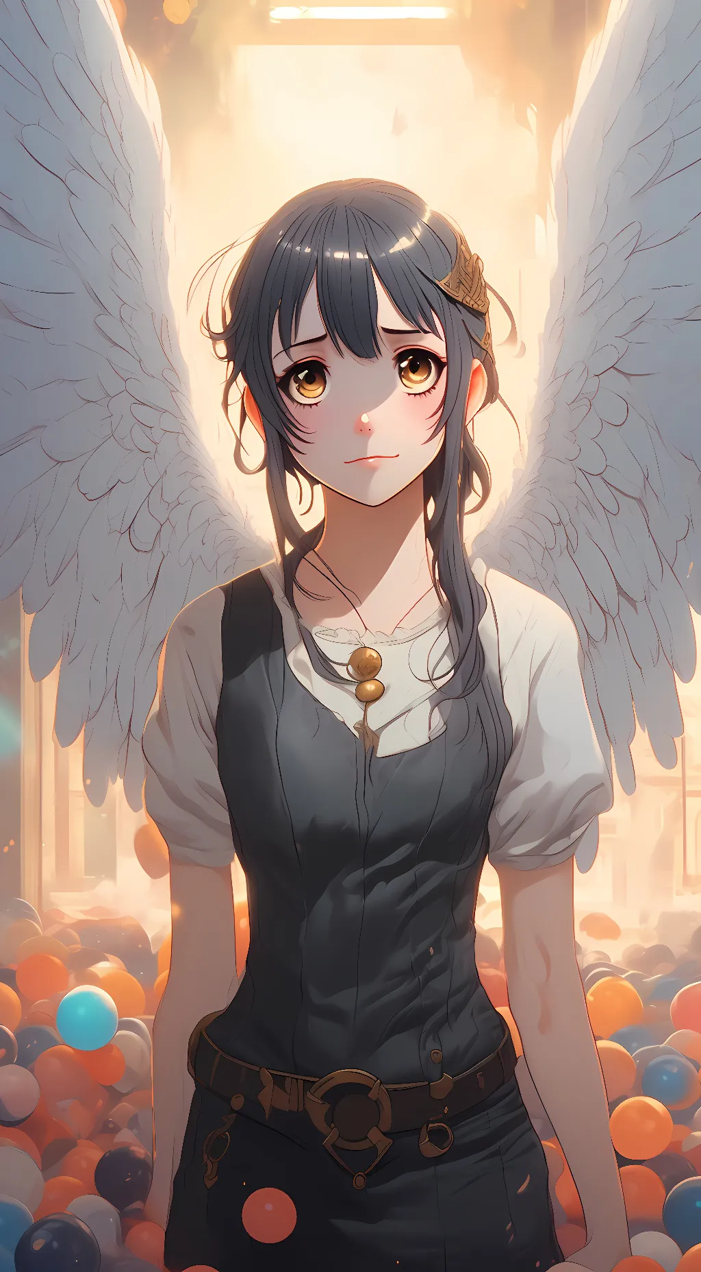 ai character: Charity idk background