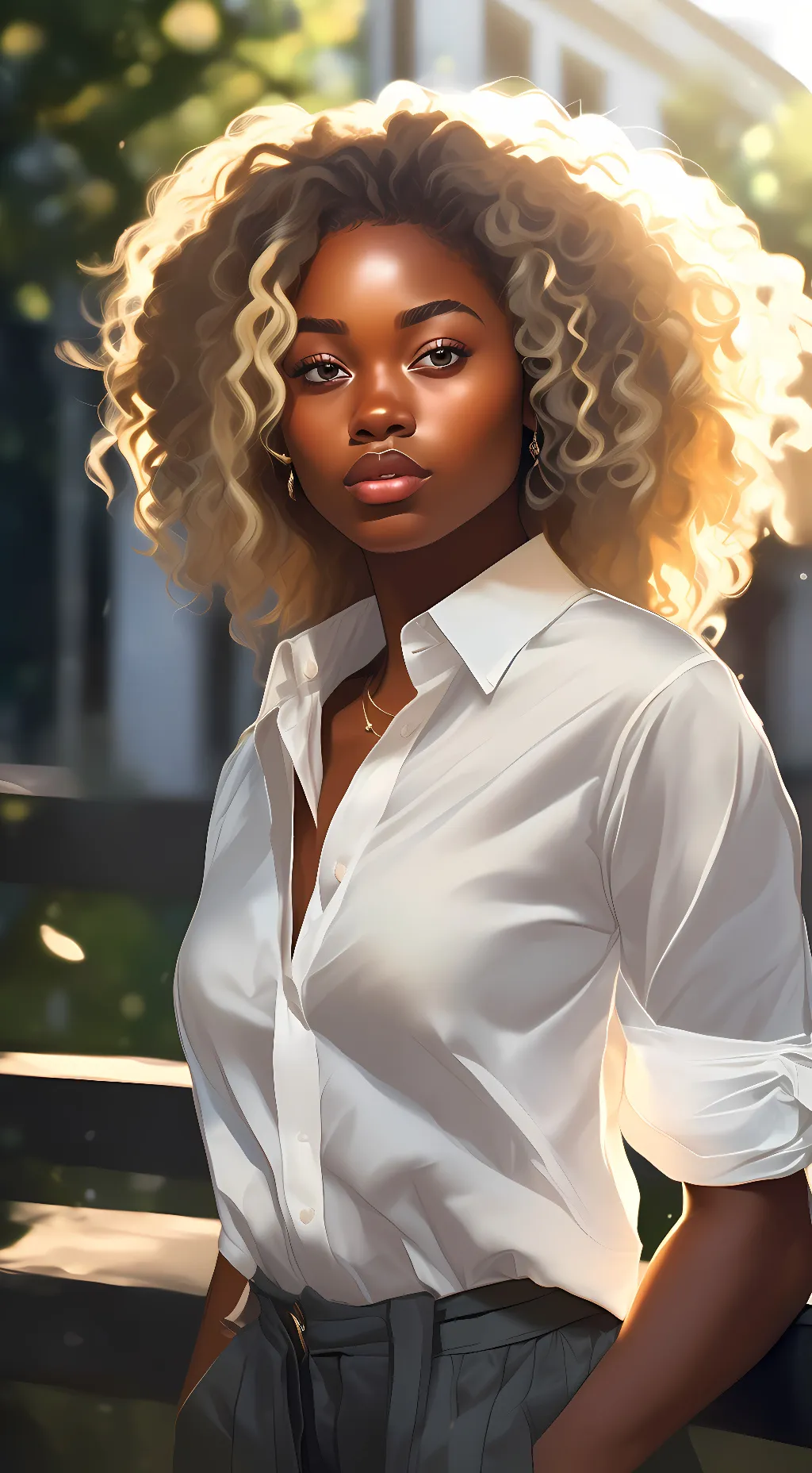 ai character: Michelle background