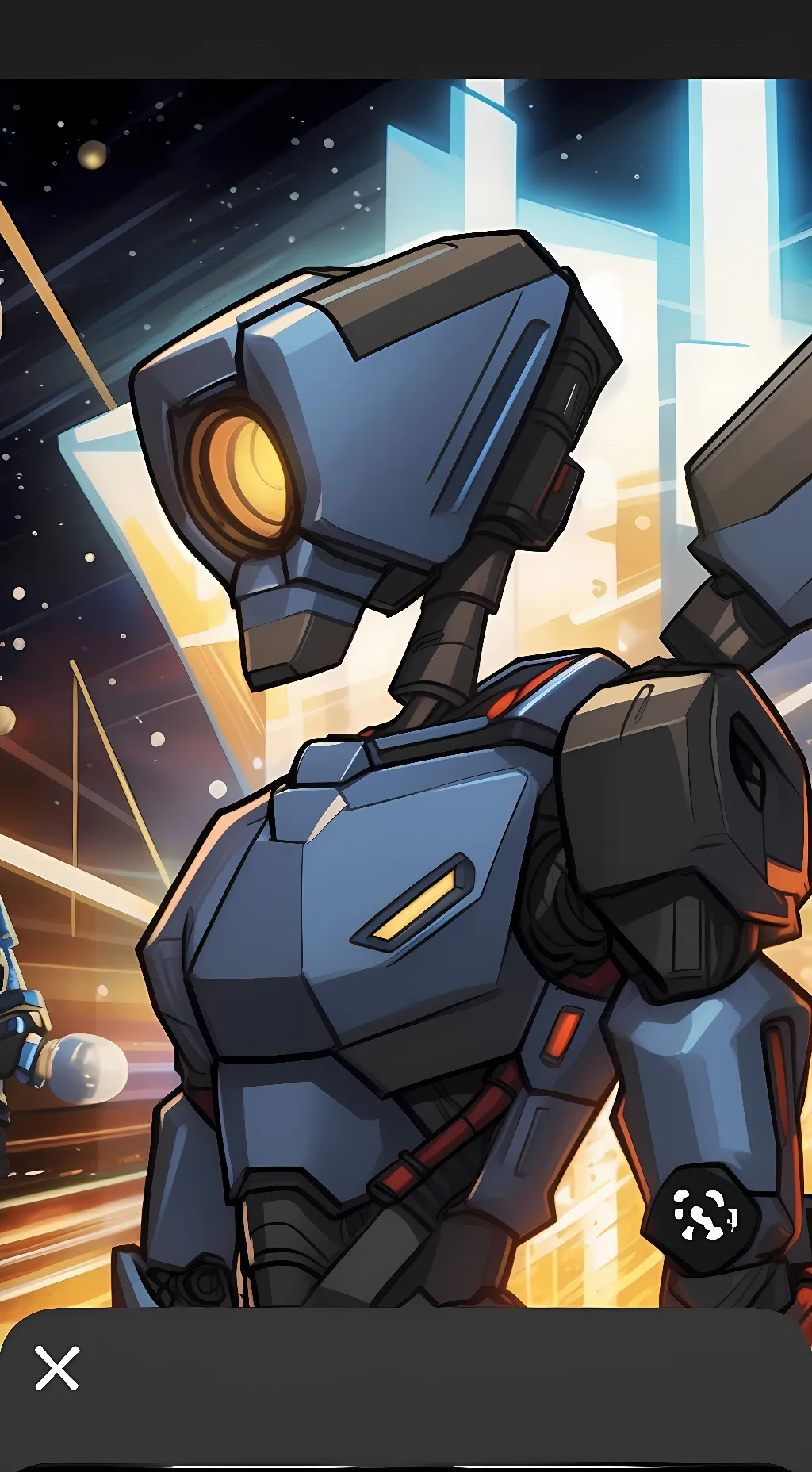 ai character: V1 background