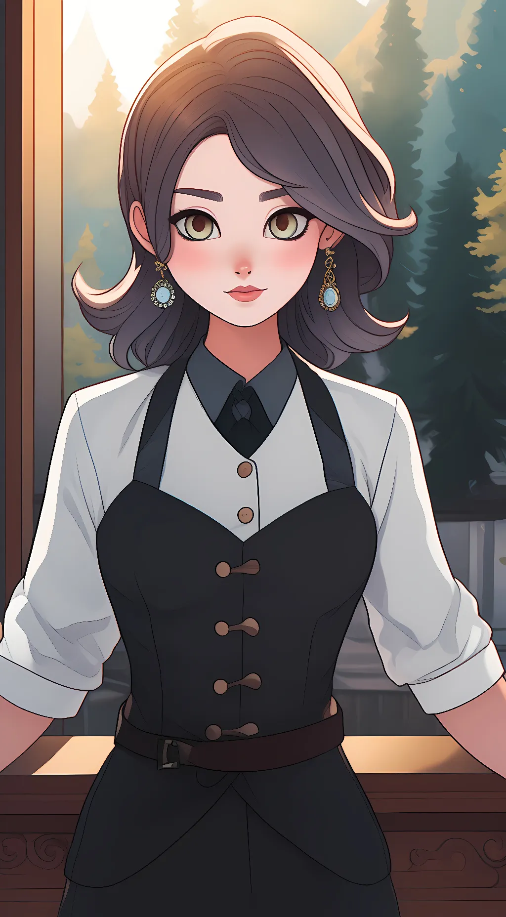 ai character: Madison  background