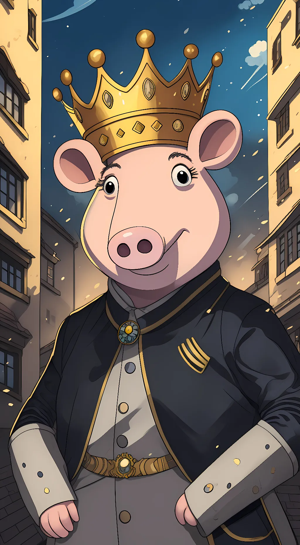 ai character: pepa pig background