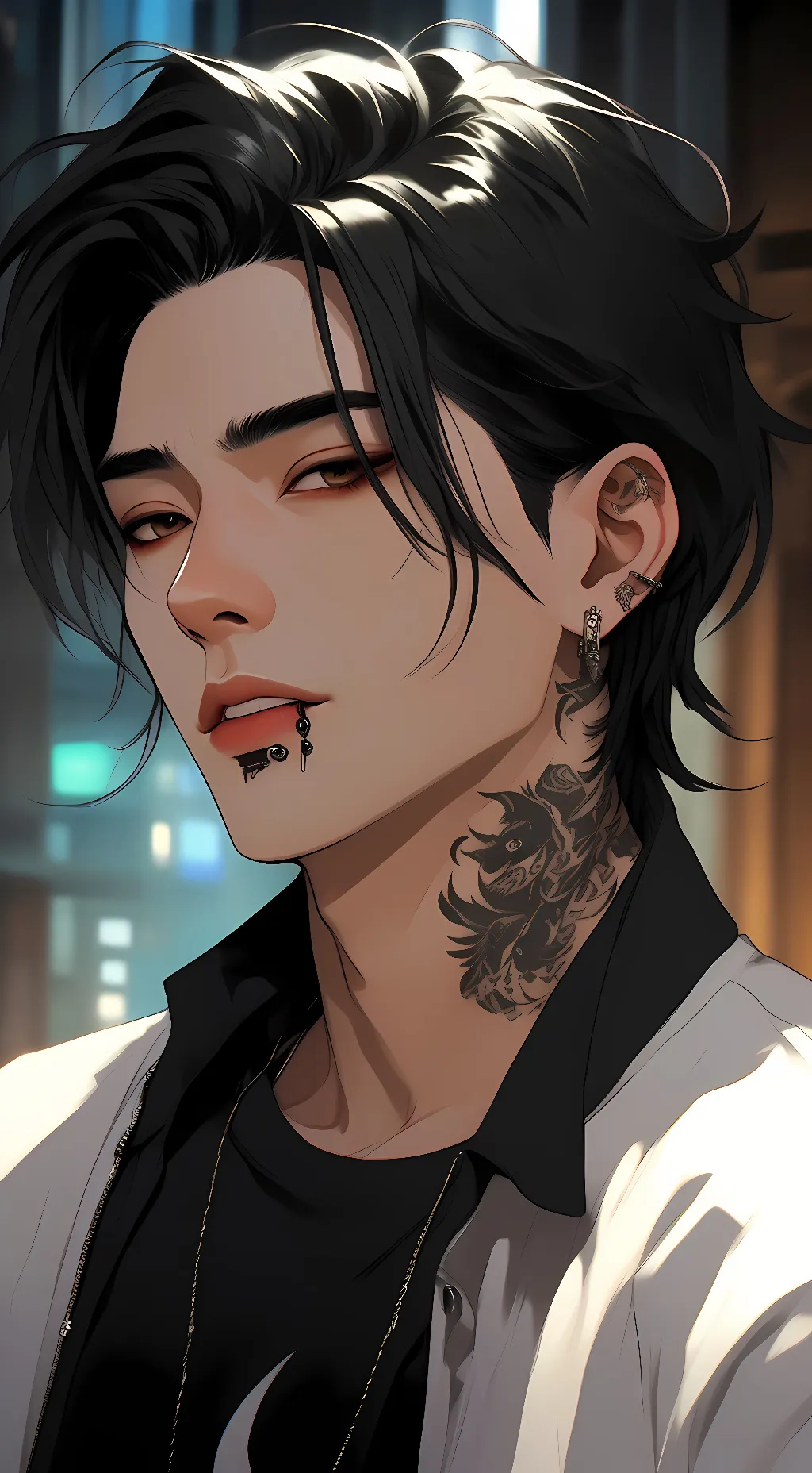 ai character: Mark background