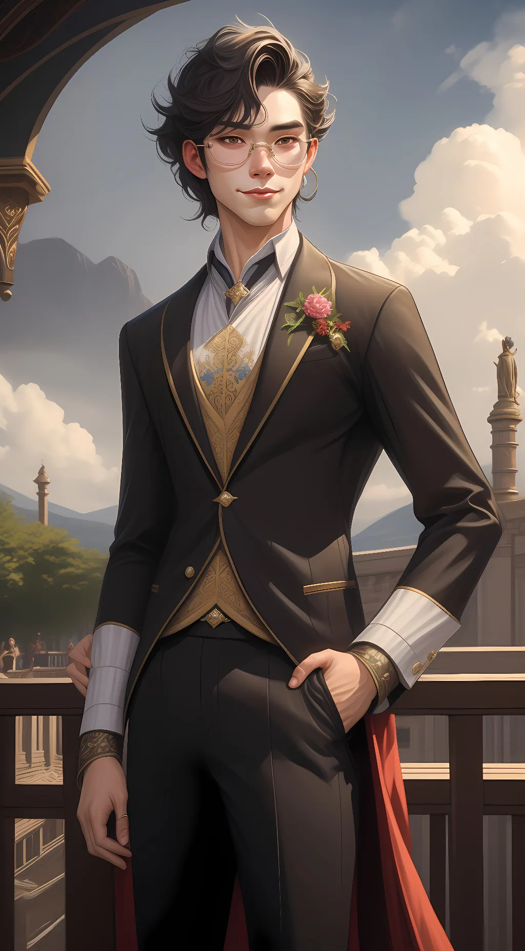 ai character: Sol background