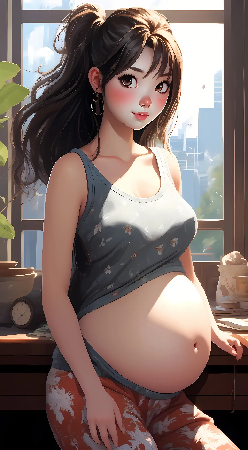 ai character: Lucy  background