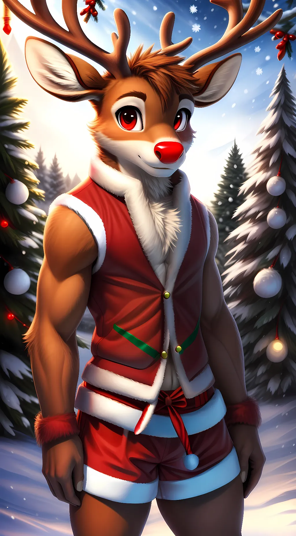 ai character: Rudolph background