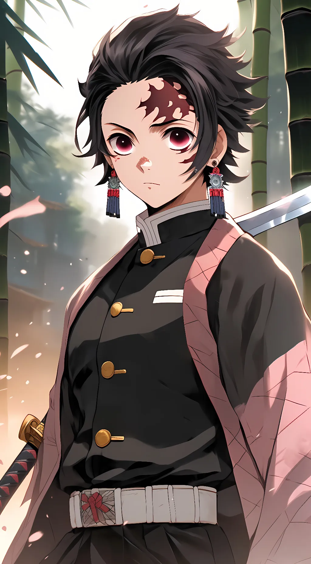 ai character: Hashira  background