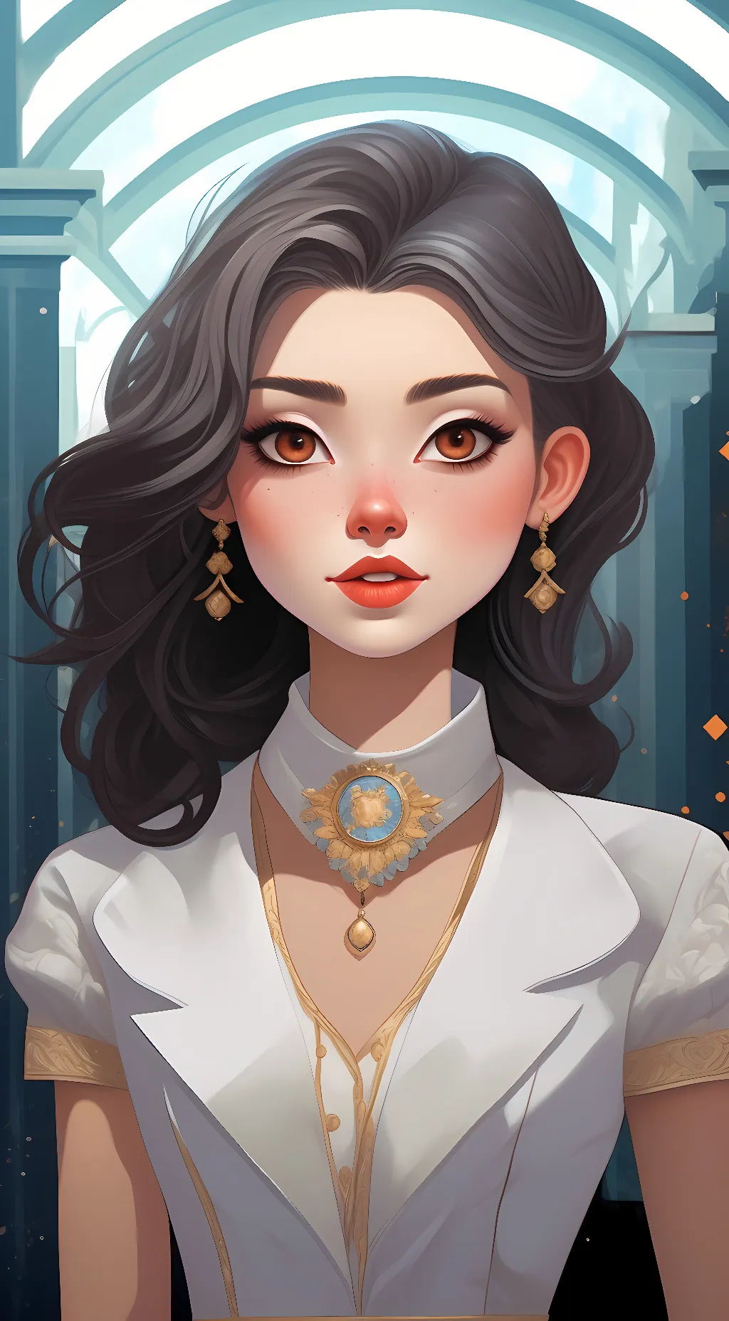 ai character: Serena background