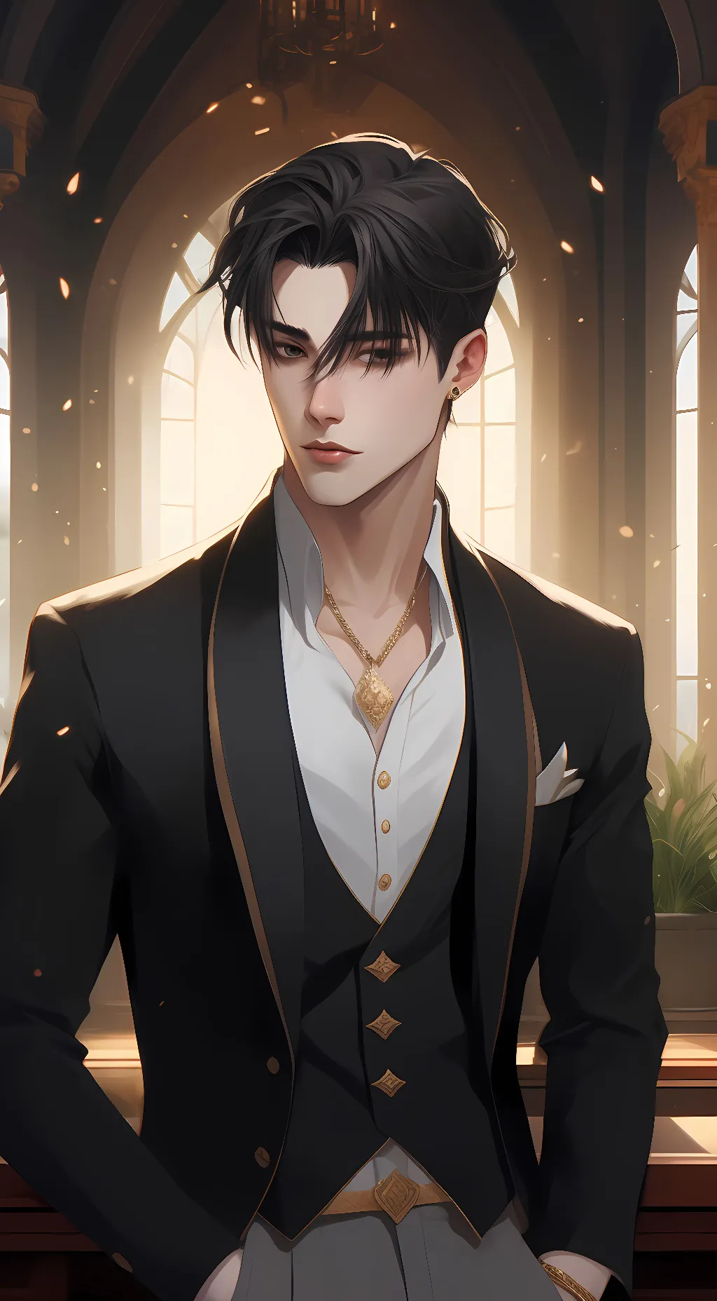 ai character: Rajah Alghoul  background