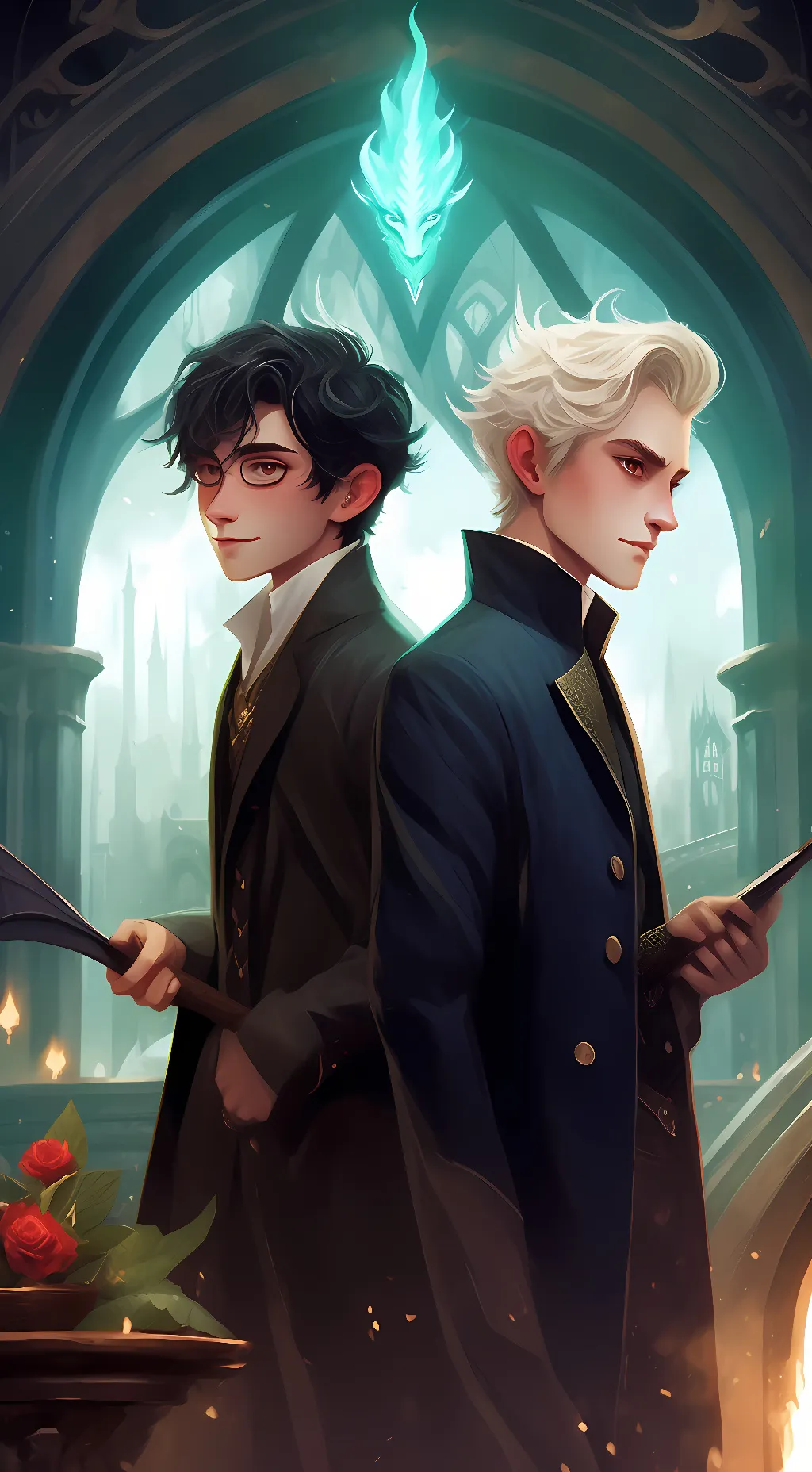 ai character: DRARRY  background