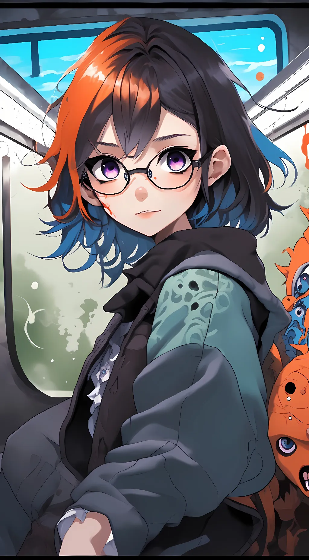 ai character: Charlyshorrorworld background