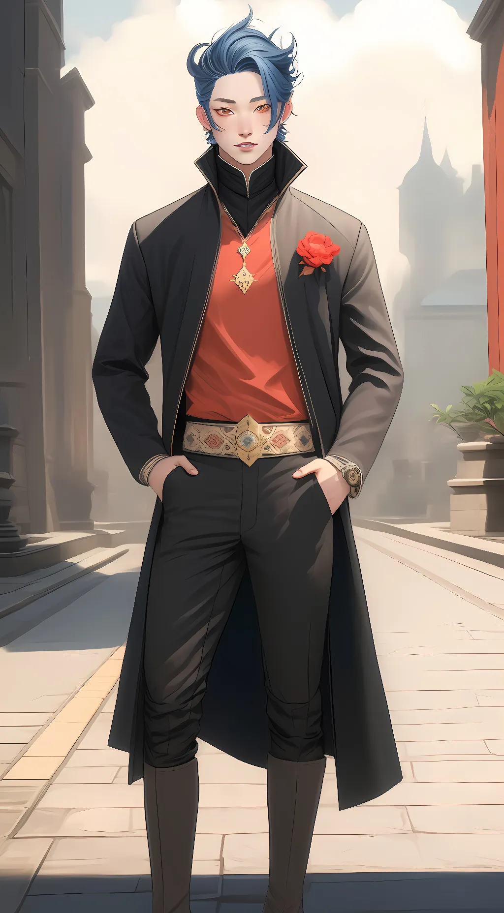 ai character: Lukas background