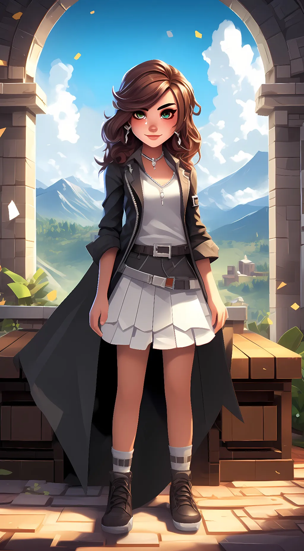 ai character: Lila background