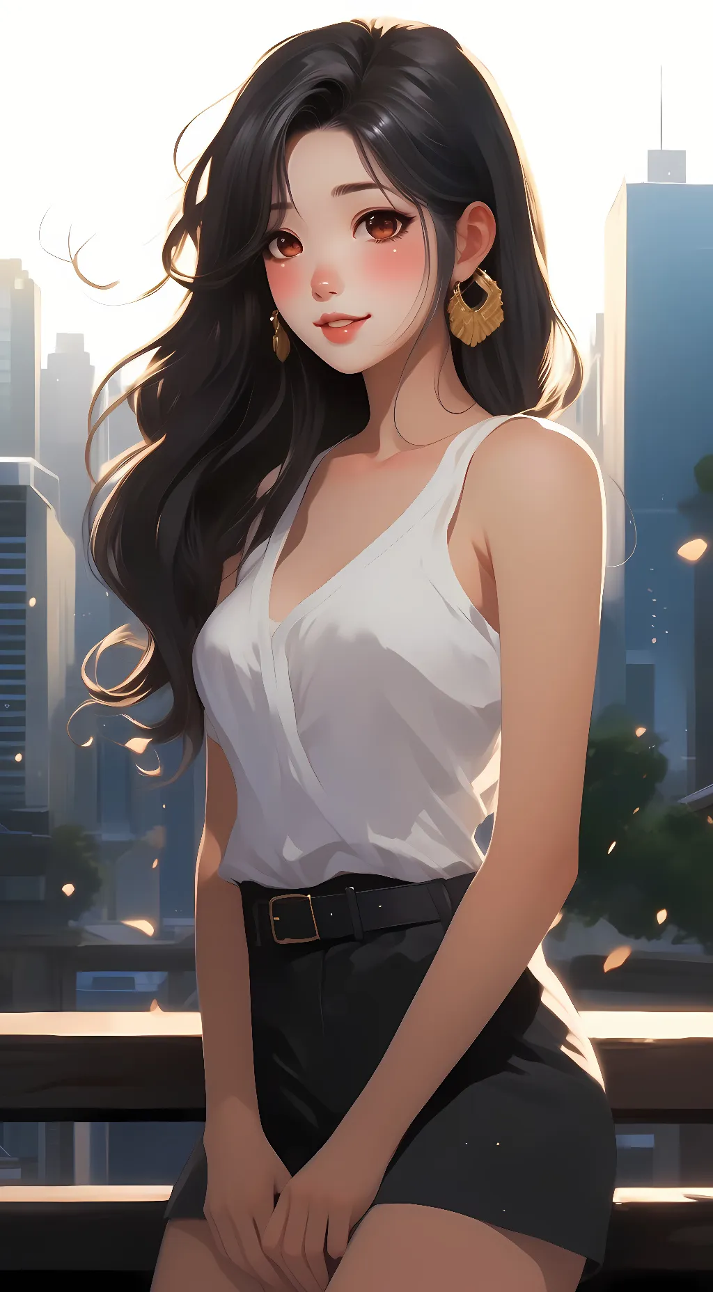 ai character: Haruka background