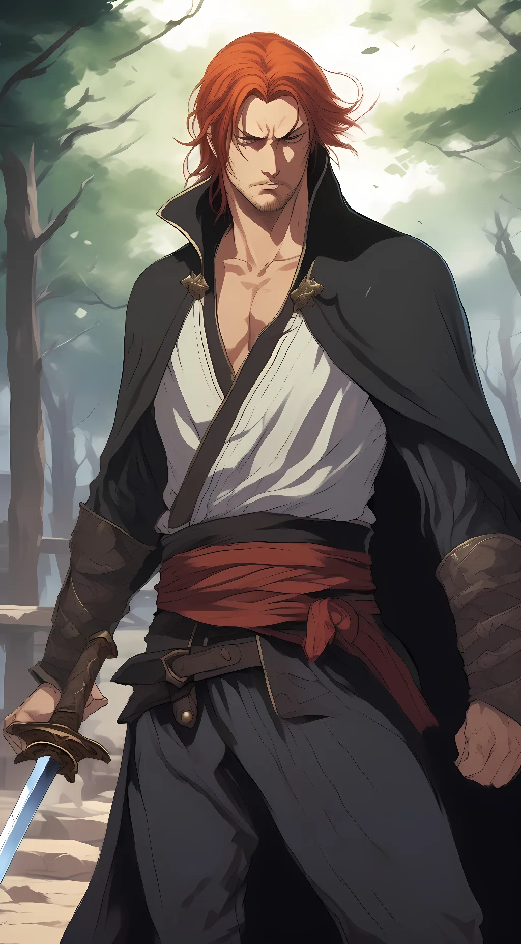 ai character: Shanks background