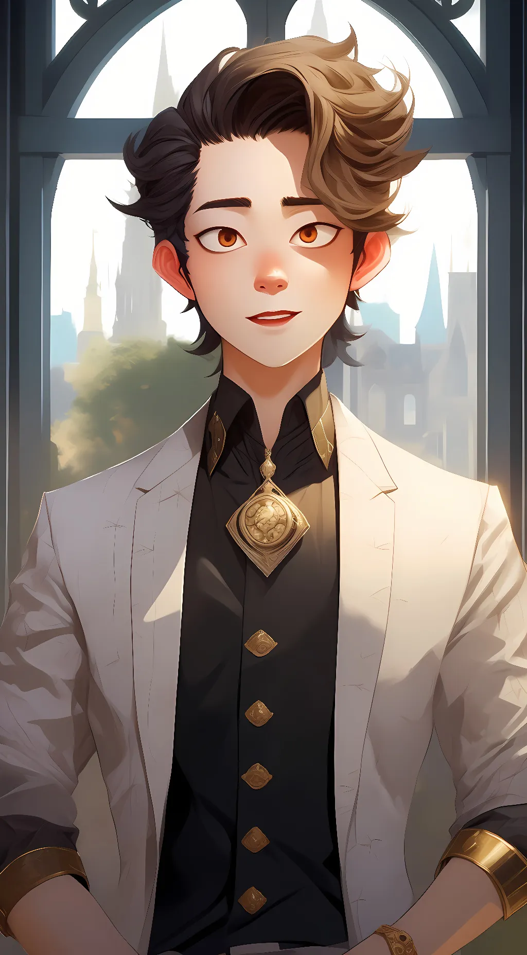 ai character: tanner background