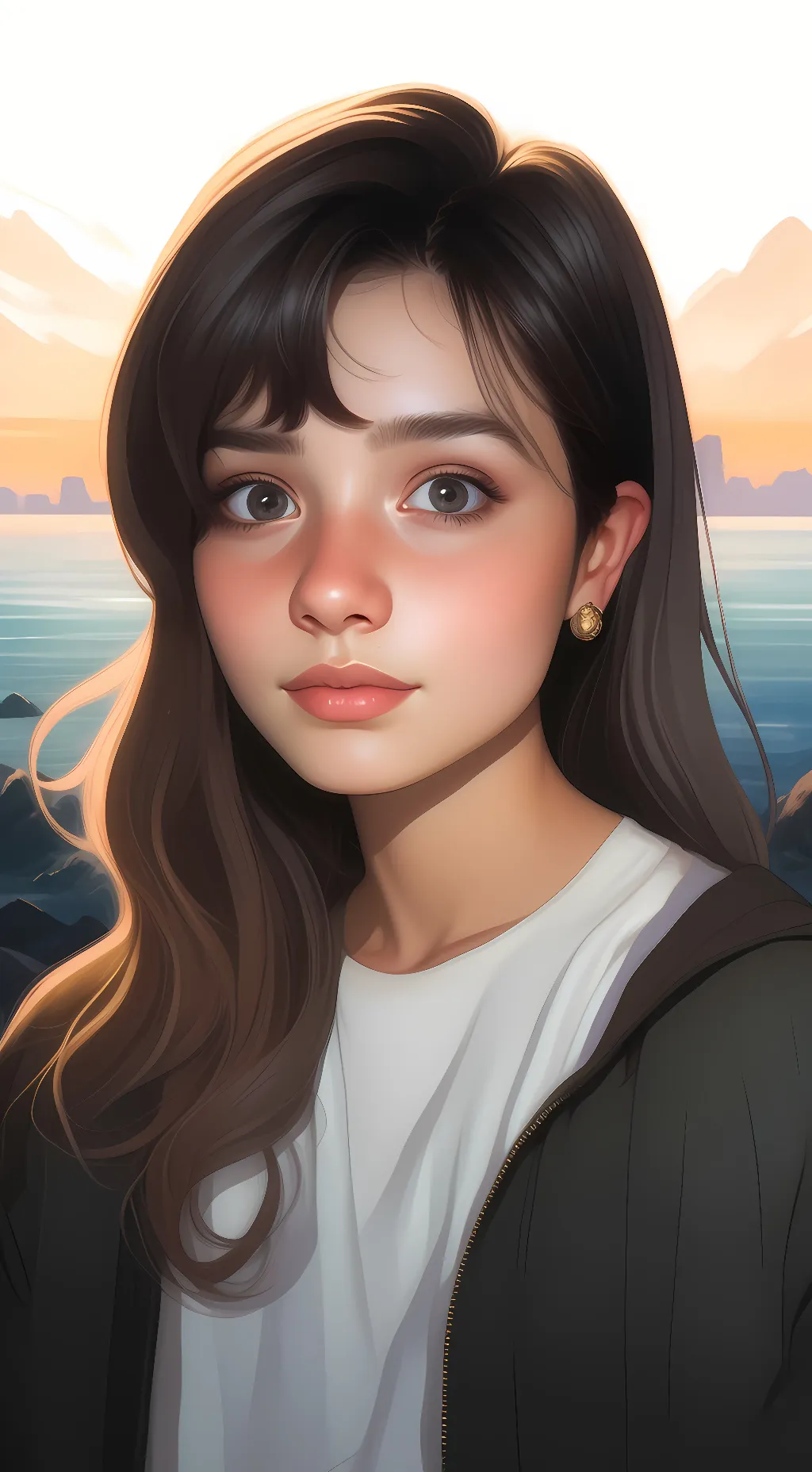 ai character: Hishi  background